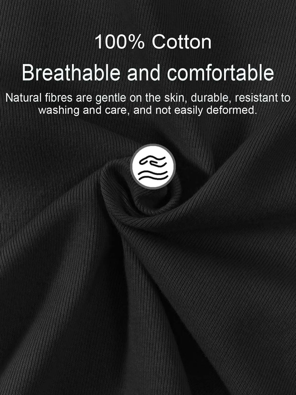 Camiseta gráfica para hombre, 100% algodón, cuello redondo, transpirable, de manga corta, resistente a la decoloración y a la formación de bolitas.
