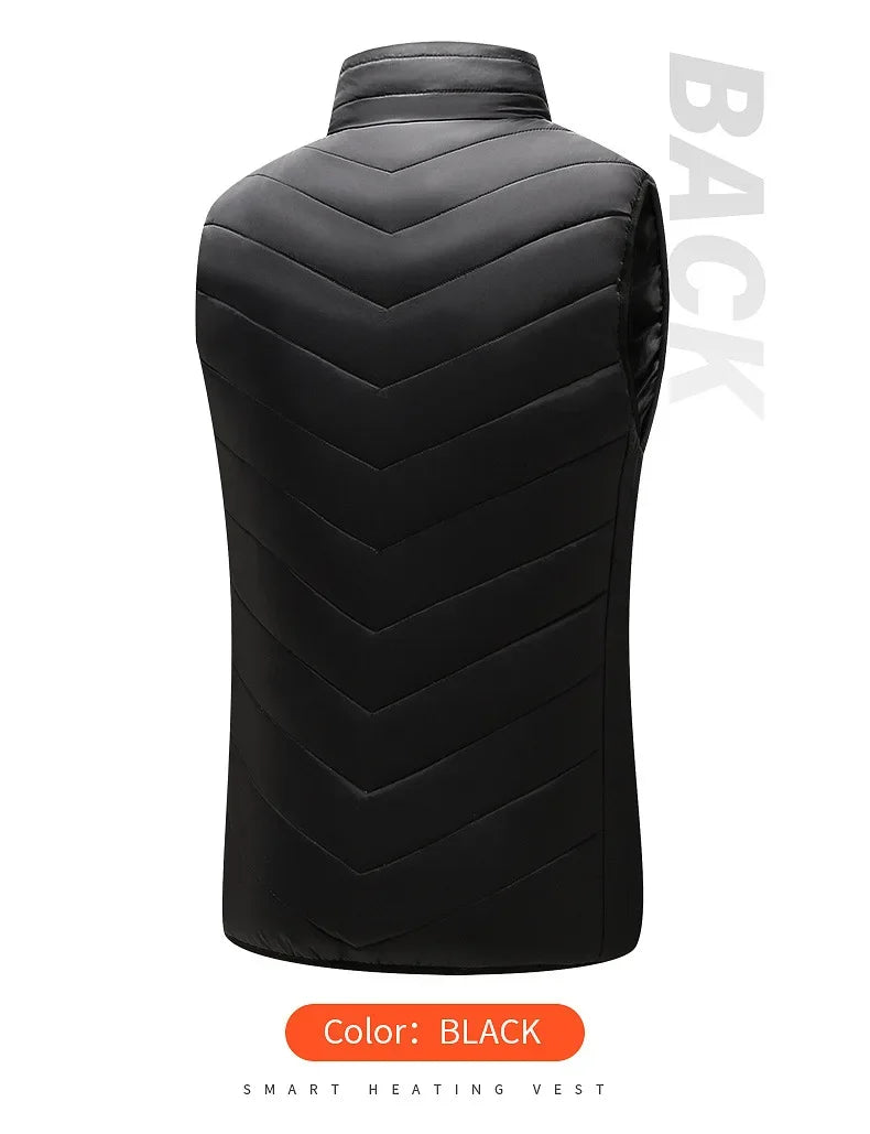 21 Heated Vest Zones Electric Heated Jackets Men Women Sportswear Heated Coat Graphene Heat Coat USB Heating Jacket For Camping