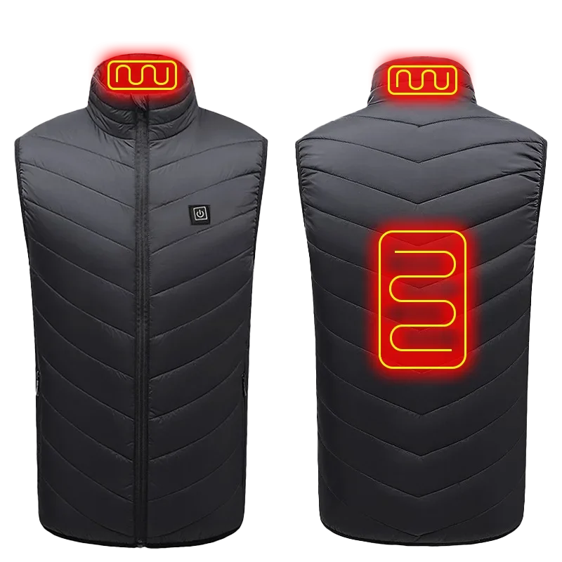21 Heated Vest Zones Electric Heated Jackets Men Women Sportswear Heated Coat Graphene Heat Coat USB Heating Jacket For Camping