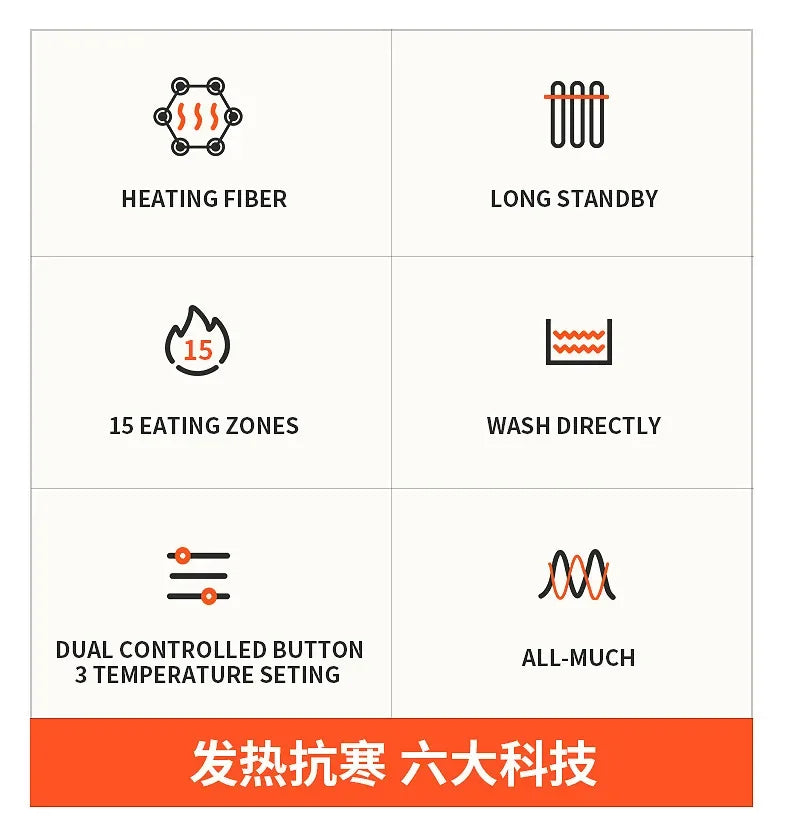21 Heated Vest Zones Electric Heated Jackets Men Women Sportswear Heated Coat Graphene Heat Coat USB Heating Jacket For Camping