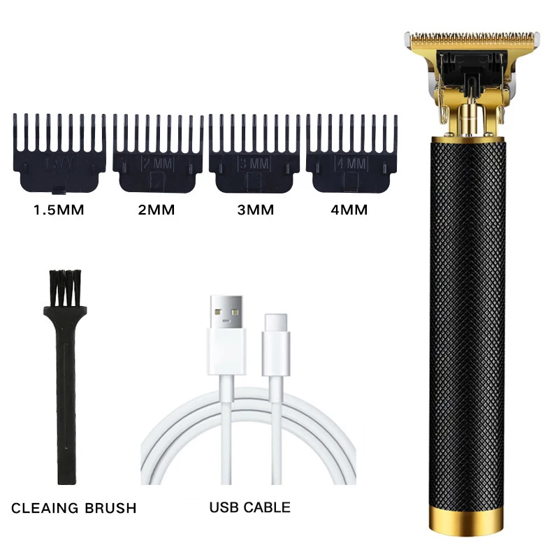 Recortadora de Barba y Pelo T9 Profesional Inalámbrica – Estilo Retro, Corte Perfecto - Imagen 14