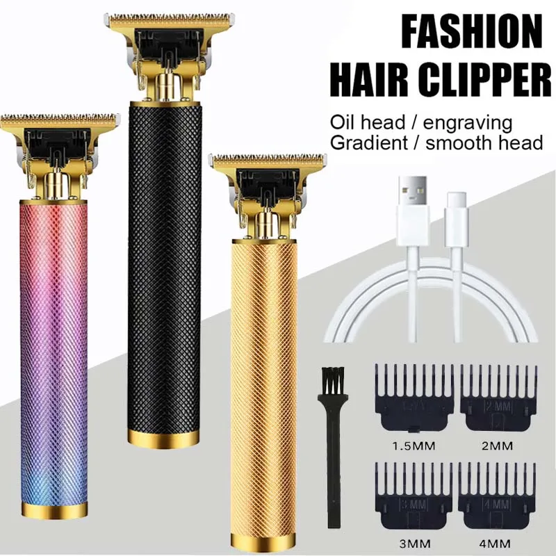 Recortadora de Barba y Pelo T9 Profesional Inalámbrica – Estilo Retro, Corte Perfecto - Imagen 4