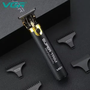 VGR Hair Trimmer Professional Clippers Electric Haircut Machine T9 Rechargeable Barber Clippers Metal Hair Trimmer for Men V-082