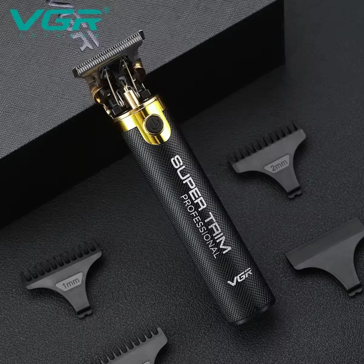 VGR Hair Trimmer Professional Clippers Electric Haircut Machine T9 Rechargeable Barber Clippers Metal Hair Trimmer for Men V-082
