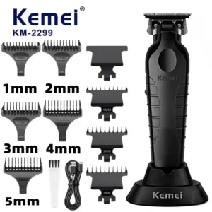 Kemei km-2299 7500 RPM Hair Clippers Professional Hair Trimmer Electric Cordless Rechargeable Men Hair Cutting Machine