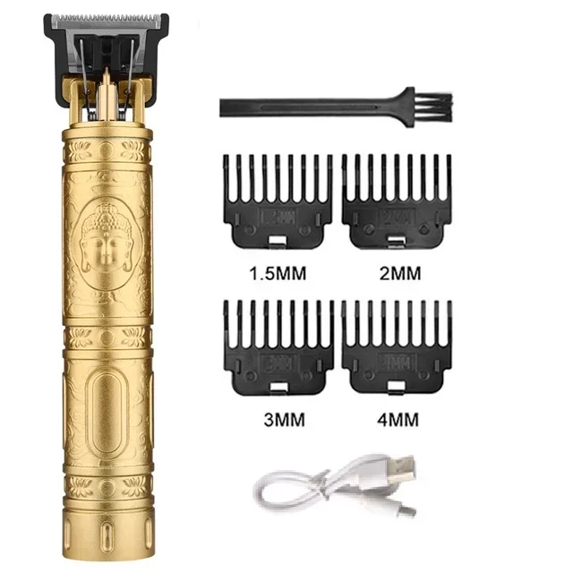 Recortadora de Barba y Pelo T9 Profesional Inalámbrica – Estilo Retro, Corte Perfecto - Imagen 23