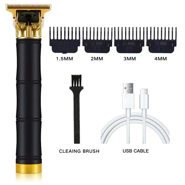 Recortadora de Barba y Pelo T9 Profesional Inalámbrica – Estilo Retro, Corte Perfecto - Imagen 10
