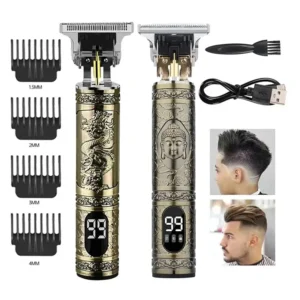Máquina Cortapelos T9 Profesional – Corte Preciso de Barbero Sin Salir de Casa