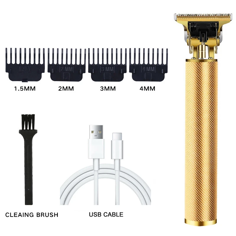 Recortadora de Barba y Pelo T9 Profesional Inalámbrica – Estilo Retro, Corte Perfecto - Imagen 7
