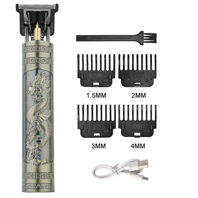 Recortadora de Barba y Pelo T9 Profesional Inalámbrica – Estilo Retro, Corte Perfecto - Imagen 26