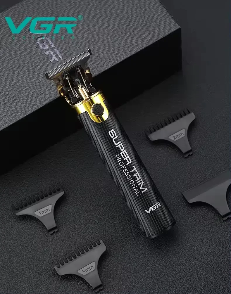 VGR Hair Trimmer Professional Clippers Electric Haircut Machine T9 Rechargeable Barber Clippers Metal Hair Trimmer for Men V-082 - Imagen 16