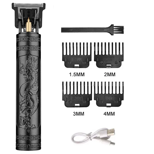 Recortadora de Barba y Pelo T9 Profesional Inalámbrica – Estilo Retro, Corte Perfecto - Imagen 18