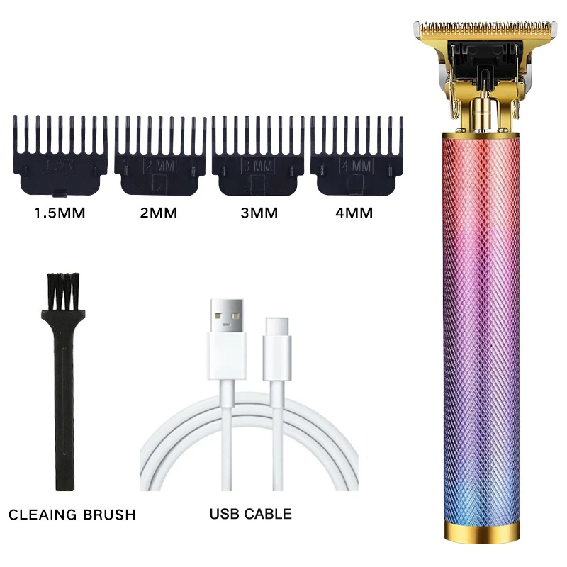 Recortadora de Barba y Pelo T9 Profesional Inalámbrica – Estilo Retro, Corte Perfecto - Imagen 9