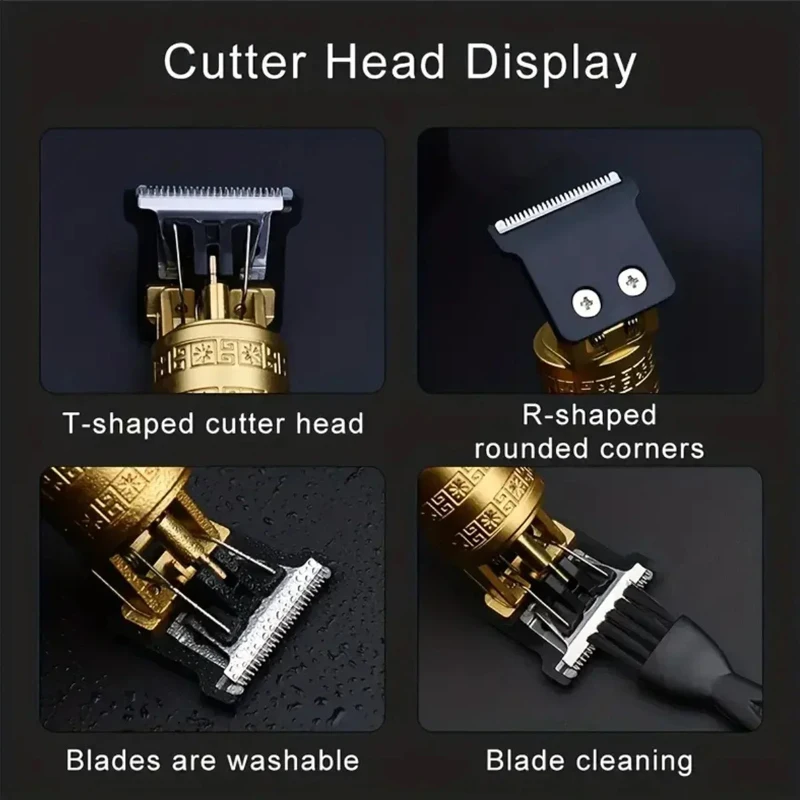 ✅ Máquina de Cortar Pelo y Barba Trimzo T9 Pro – Acabado de Barbería - Imagen 2
