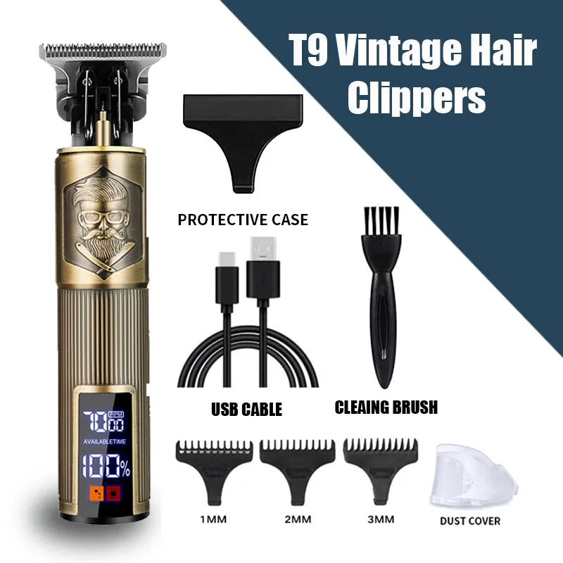 ✅ Máquina de Cortar Pelo y Barba Trimzo T9 Pro – Acabado de Barbería - Imagen 12