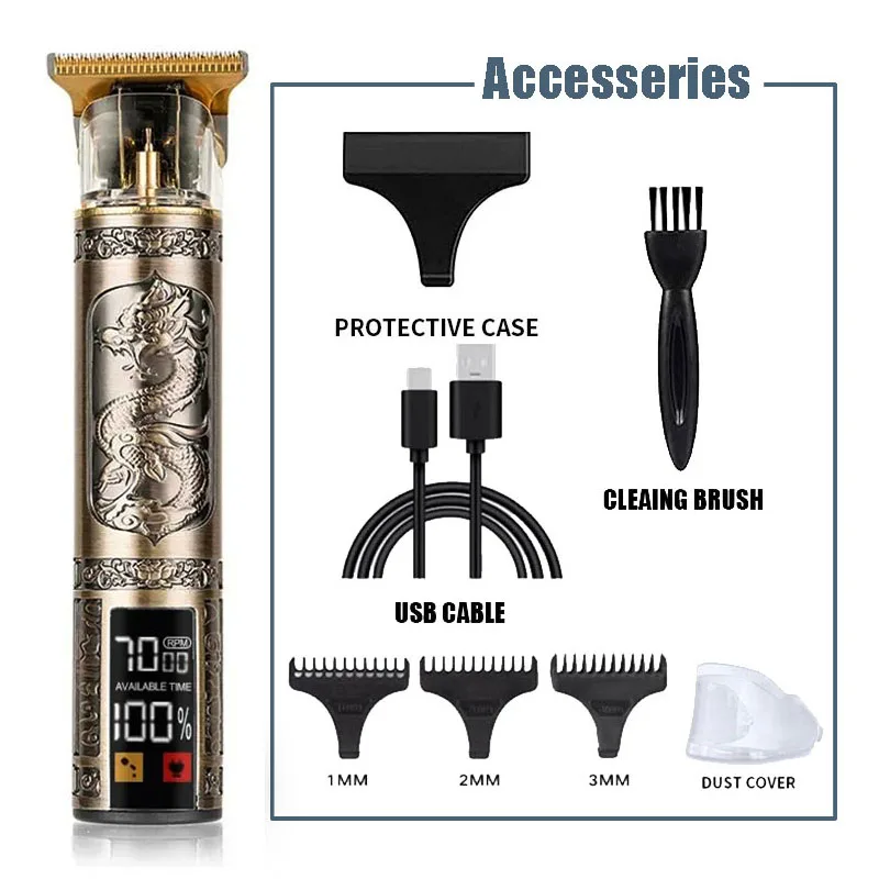 ✅ Máquina de Cortar Pelo y Barba Trimzo T9 Pro – Acabado de Barbería - Imagen 15