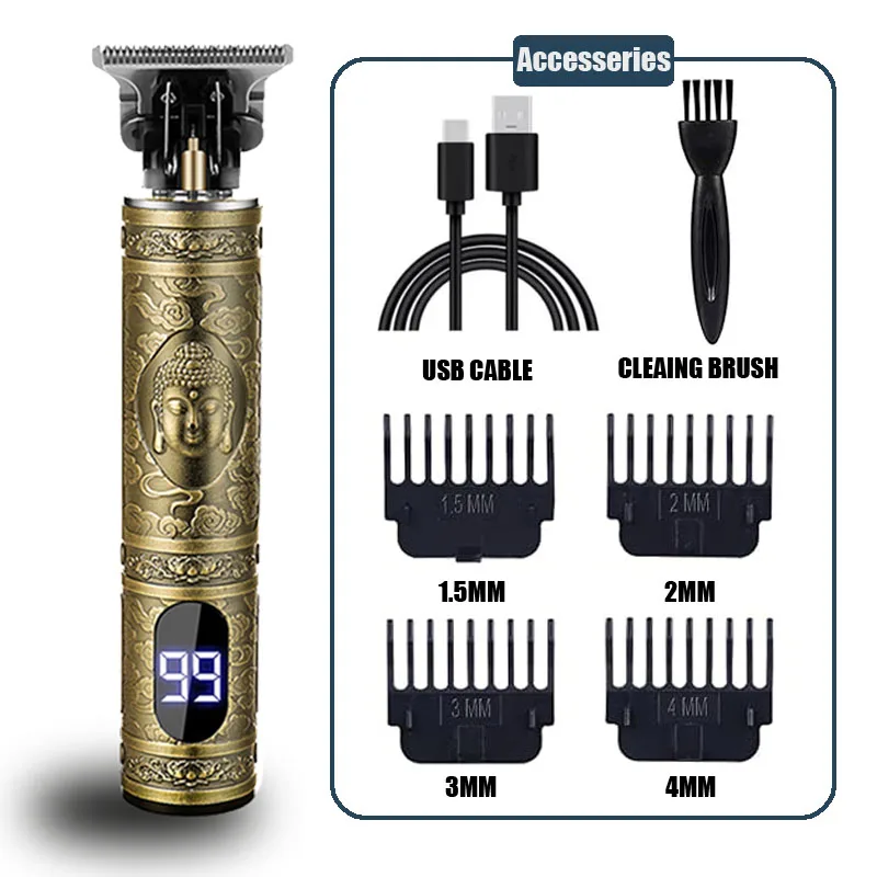 ✅ Máquina de Cortar Pelo y Barba Trimzo T9 Pro – Acabado de Barbería - Imagen 8