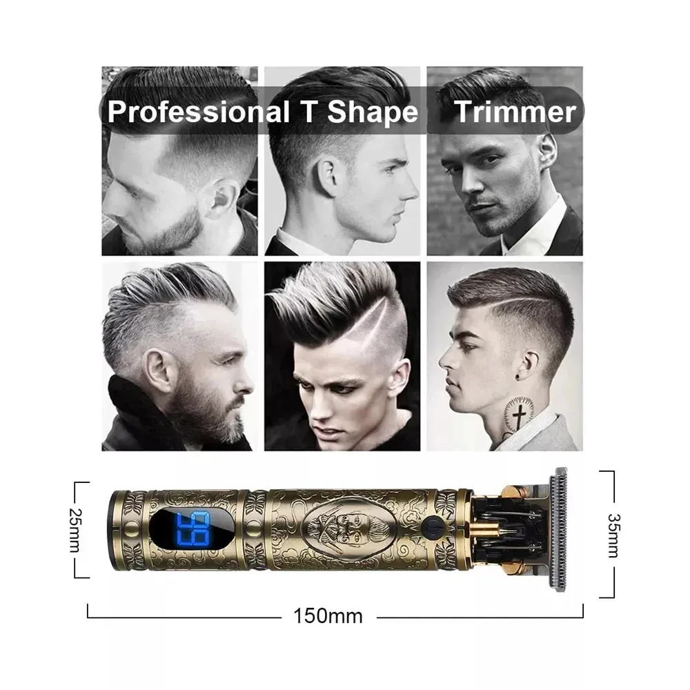 Afeitadora Eléctrica Recargable para Hombre – Cortapelos y Barba Profesional - Imagen 3