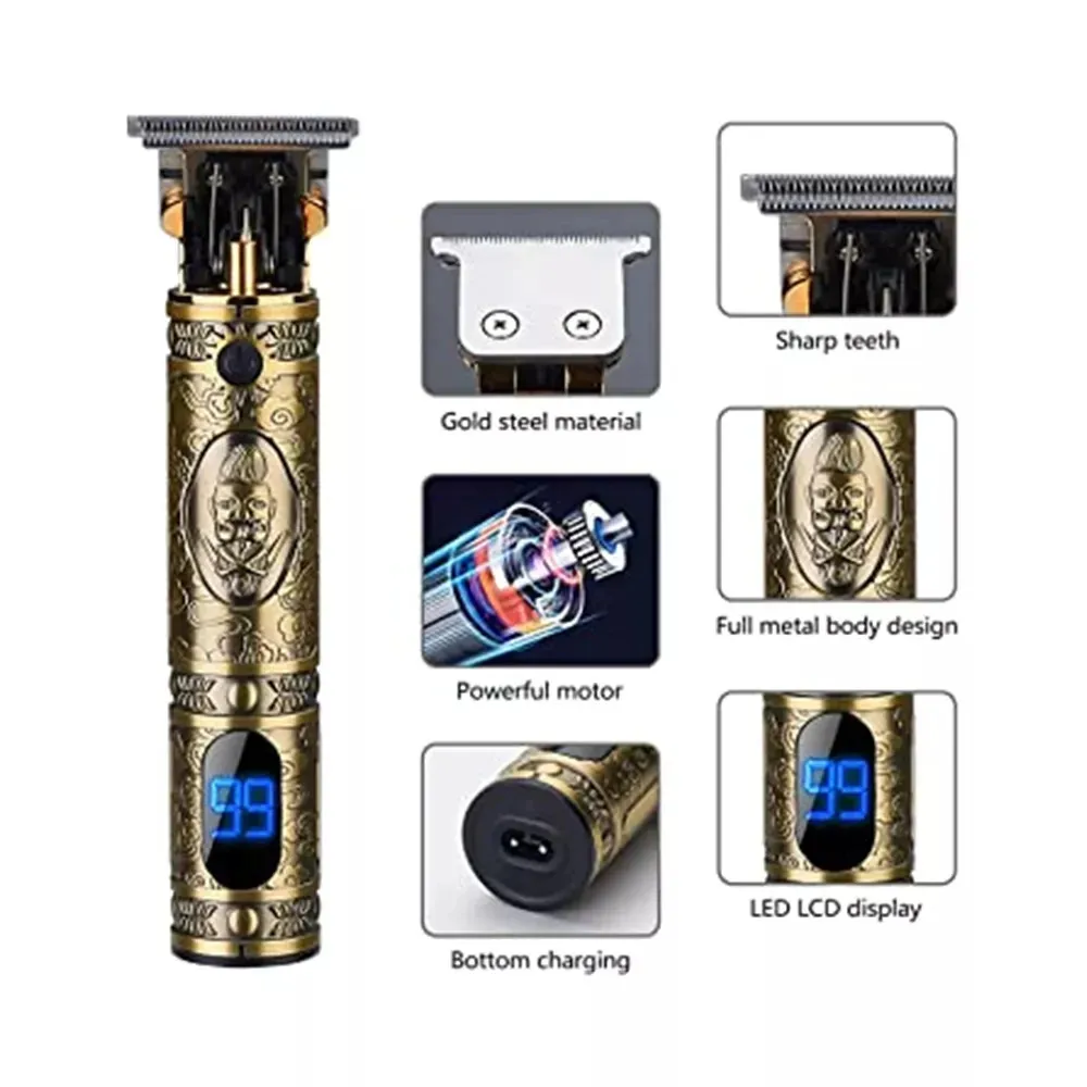 Afeitadora Eléctrica Recargable para Hombre – Cortapelos y Barba Profesional - Imagen 4
