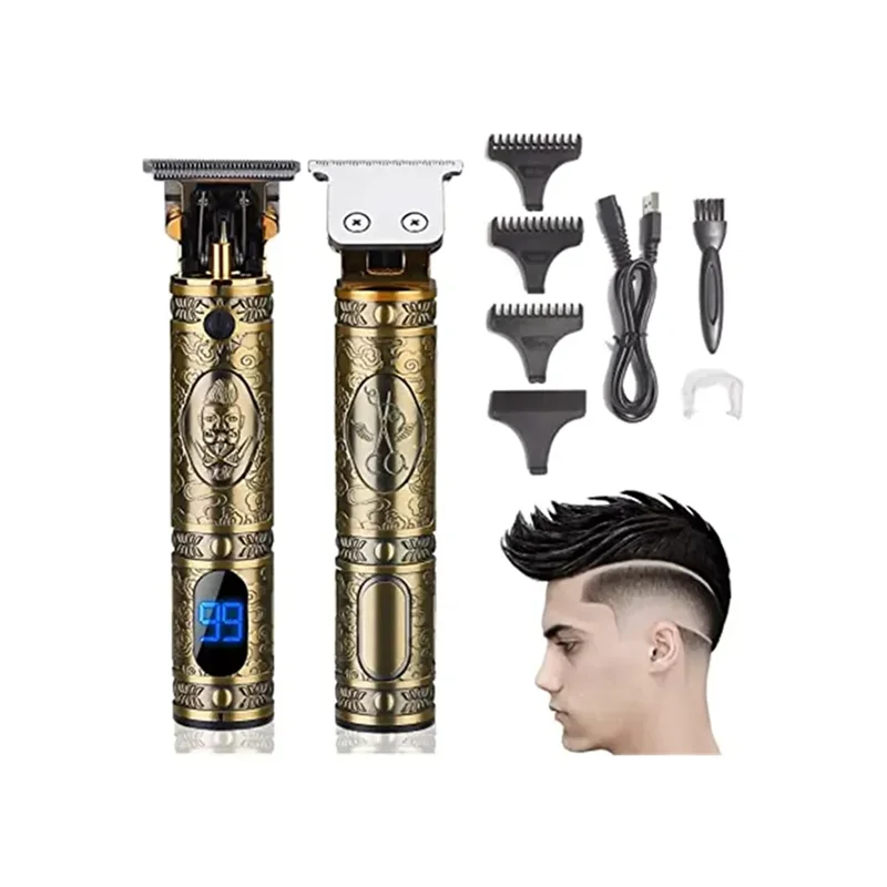 Afeitadora Eléctrica Recargable para Hombre – Cortapelos y Barba Profesional