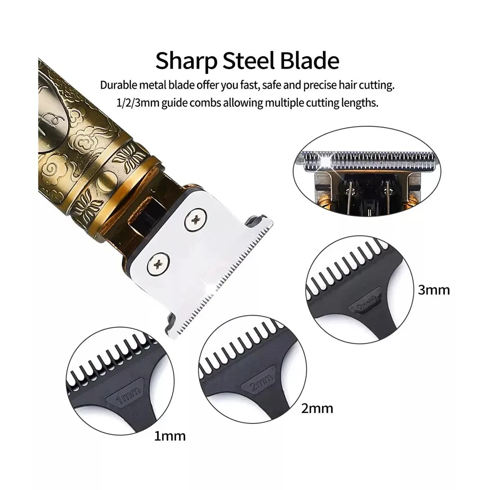 Afeitadora Eléctrica Recargable para Hombre – Cortapelos y Barba Profesional - Imagen 2
